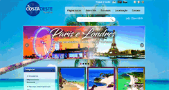 Desktop Screenshot of costaoesteturismo.com.br